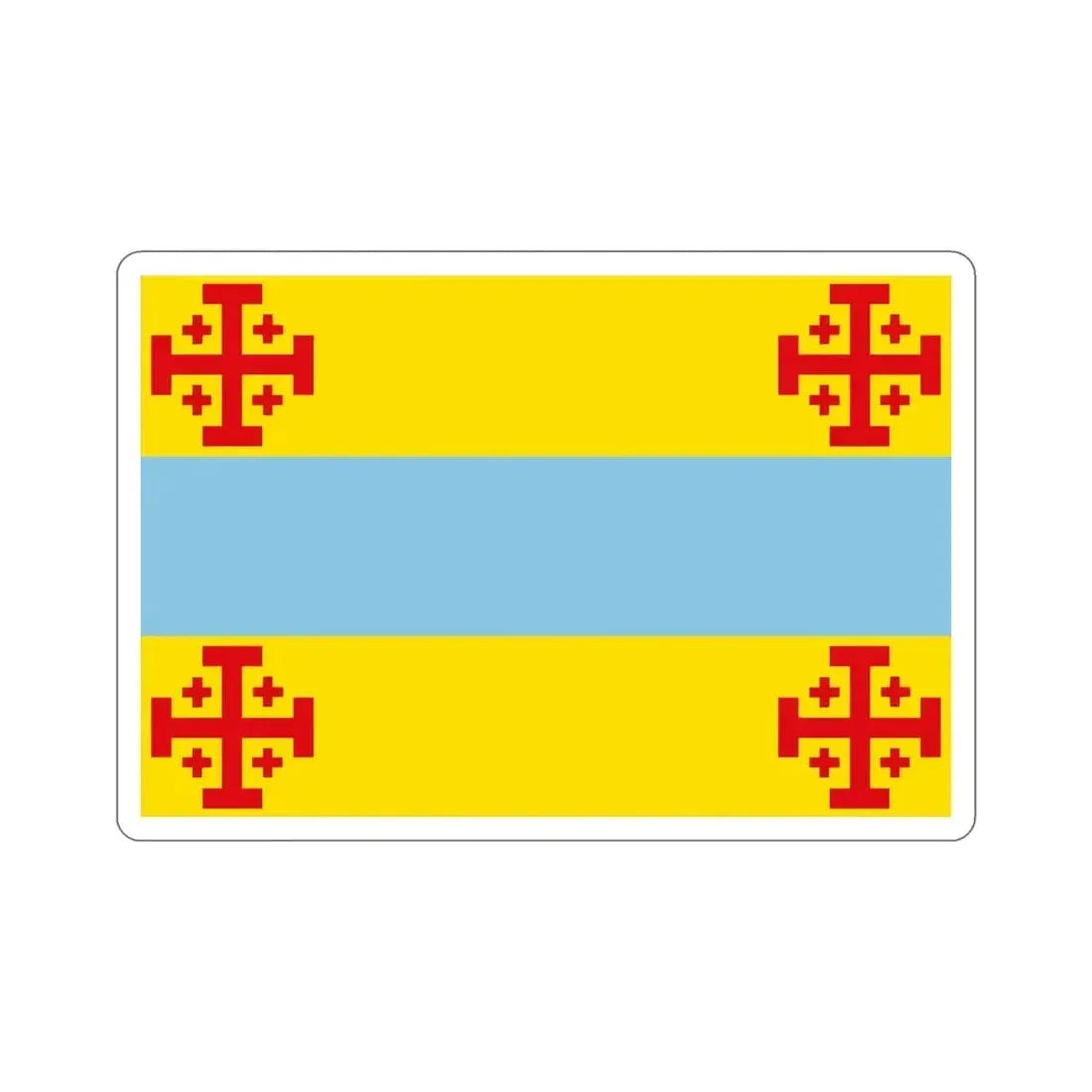 Flag of Popayán Cauca Colombia STICKER Vinyl Die-Cut Decal 6 Inch - The Sticker Space