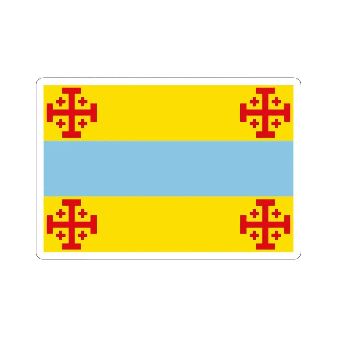 Flag of Popayán Cauca Colombia STICKER Vinyl Die-Cut Decal 6 Inch - The Sticker Space