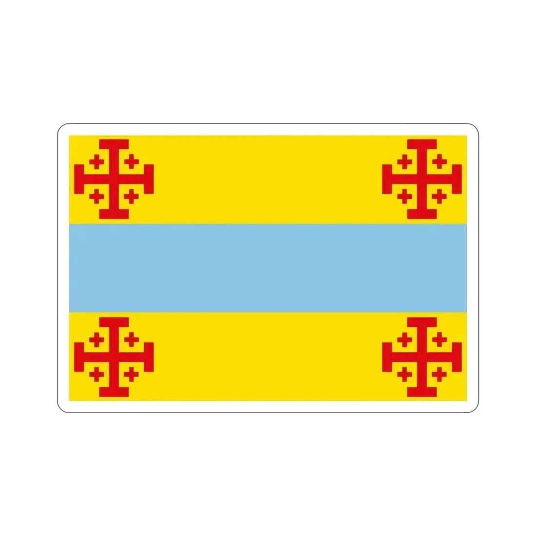 Flag of Popayán Cauca Colombia STICKER Vinyl Die-Cut Decal - The Sticker Space