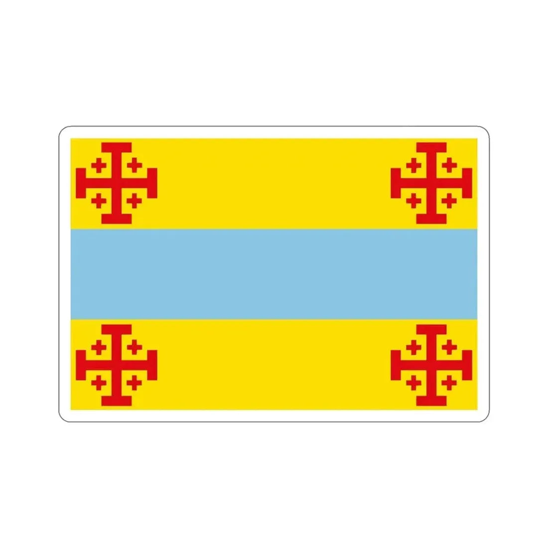 Flag of Popayán Cauca Colombia STICKER Vinyl Die-Cut Decal - The Sticker Space