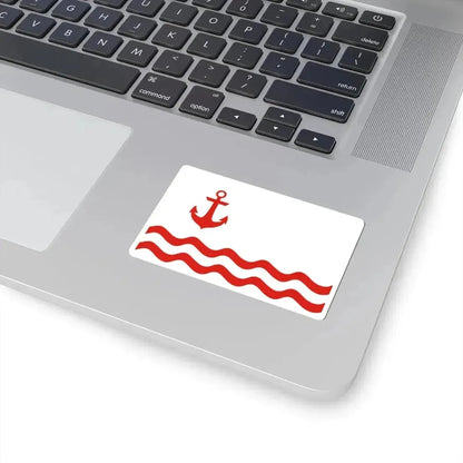 Flag of Port Clinton Ohio (United States) STICKER Vinyl Kiss-Cut Decal - The Sticker Space