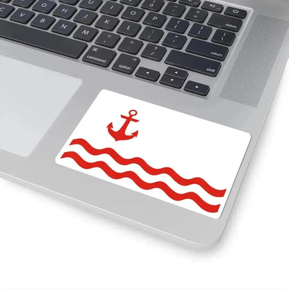 Flag of Port Clinton Ohio (United States) STICKER Vinyl Kiss-Cut Decal - The Sticker Space