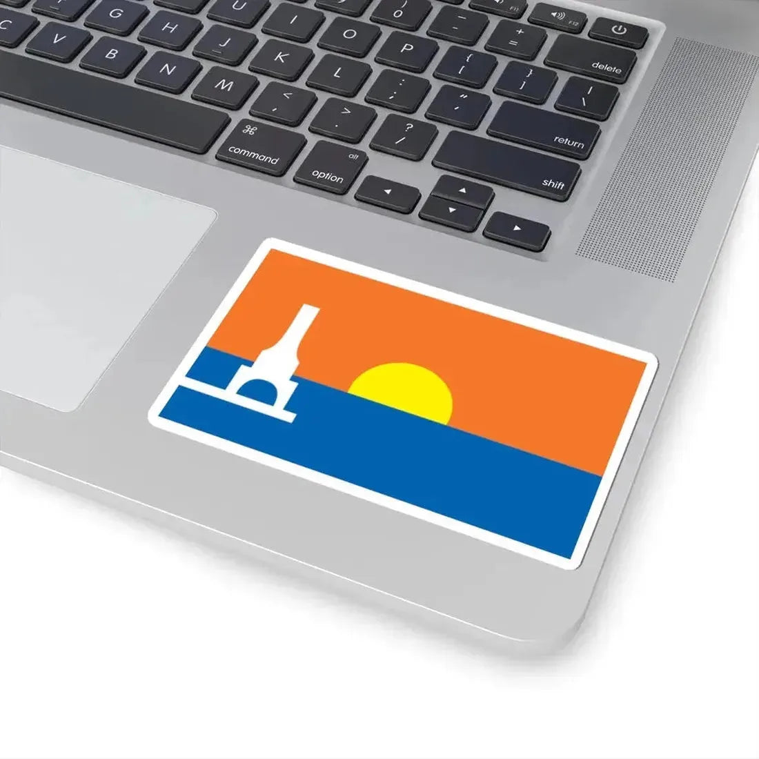 Flag of Port Washington Wisconsin (United States) STICKER Vinyl Kiss-Cut Decal - The Sticker Space