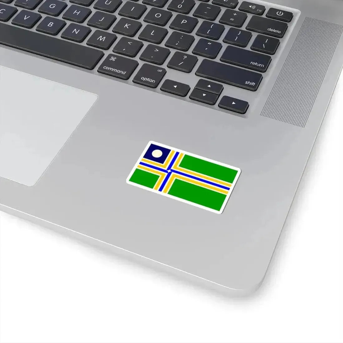 Flag of Portland Oregon 1970-2002 (United States) STICKER Vinyl Kiss-Cut Decal - The Sticker Space