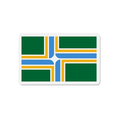 Flag of Portland Oregon - Refrigerator Magnet - The Sticker Space
