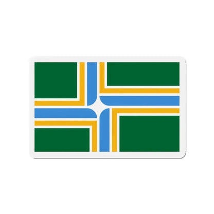 Flag of Portland Oregon - Refrigerator Magnet - The Sticker Space