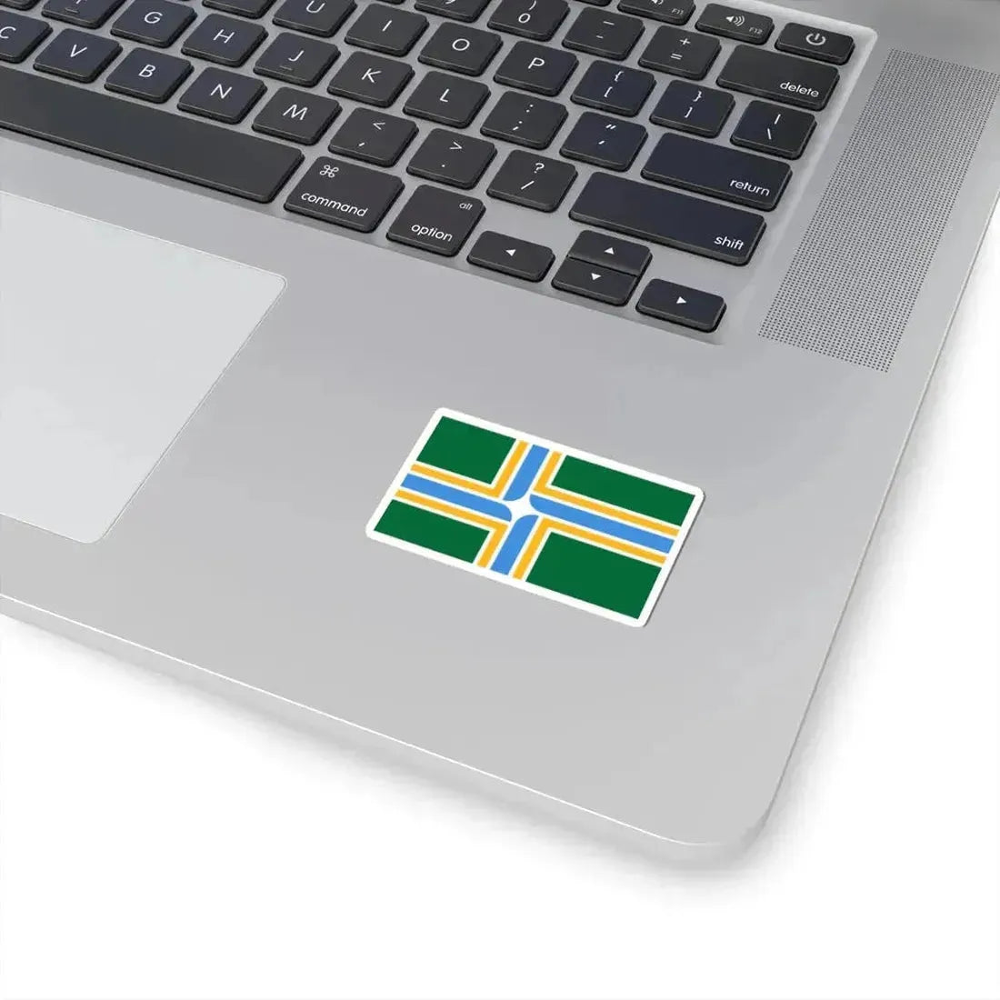 Flag of Portland Oregon (United States) STICKER Vinyl Kiss-Cut Decal - The Sticker Space