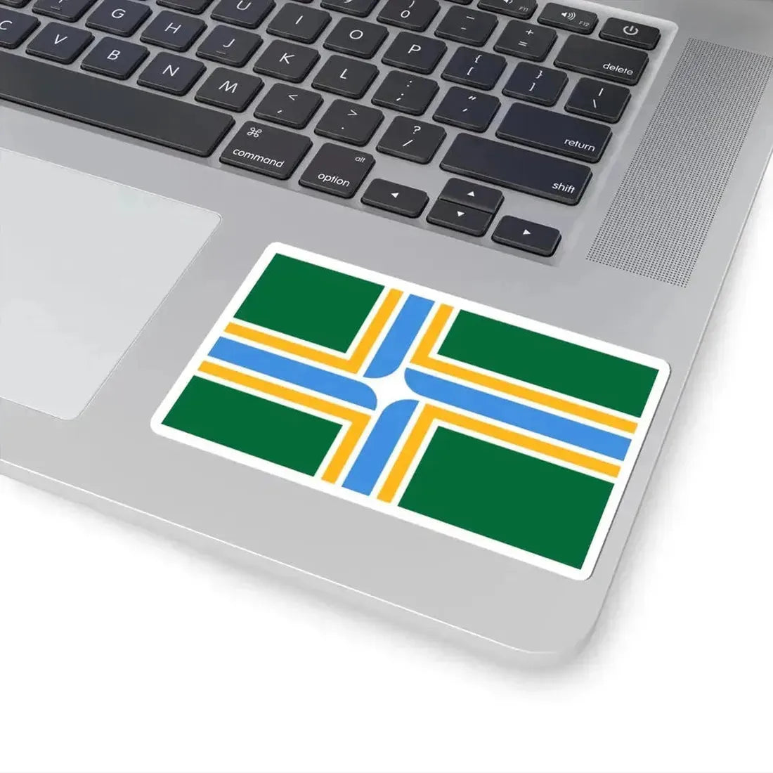 Flag of Portland Oregon (United States) STICKER Vinyl Kiss-Cut Decal - The Sticker Space