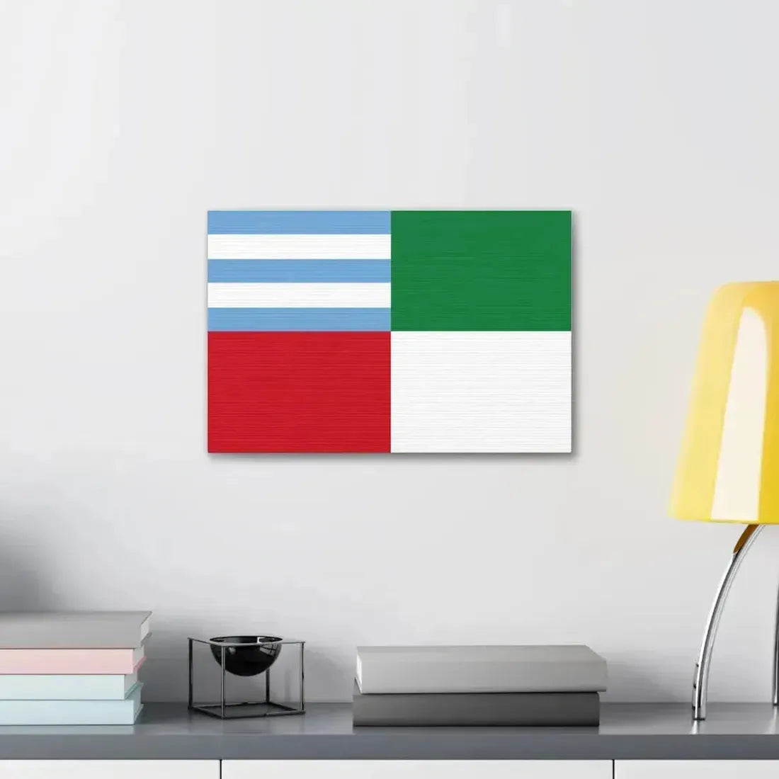 Flag of Portoviejo Ecuador - Canvas Wall Art - The Sticker Space