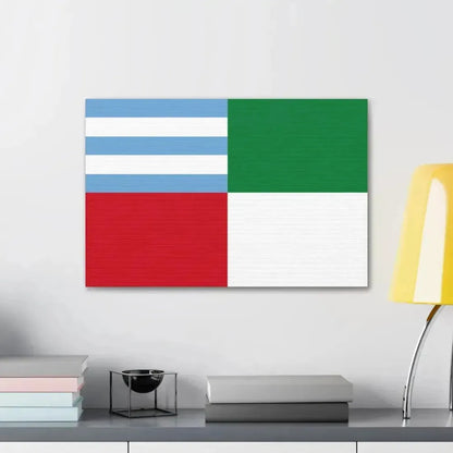 Flag of Portoviejo Ecuador - Canvas Wall Art - The Sticker Space