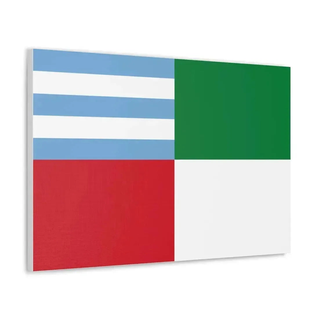 Flag of Portoviejo Ecuador - Canvas Wall Art - The Sticker Space