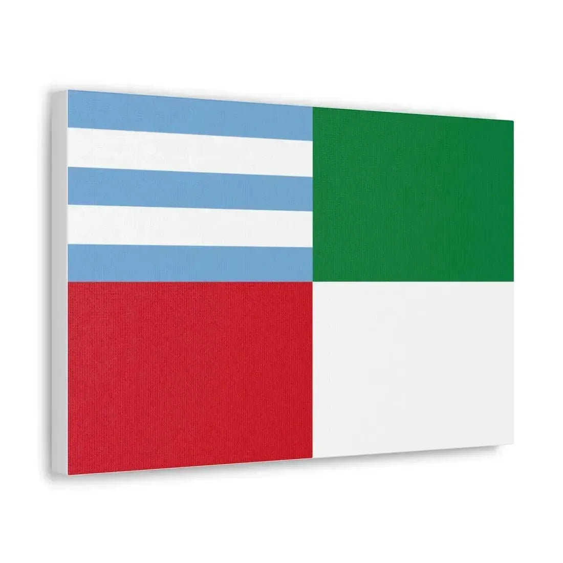 Flag of Portoviejo Ecuador - Canvas Wall Art - The Sticker Space