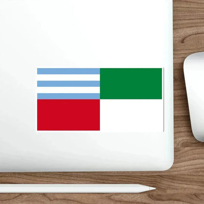 Flag of Portoviejo Ecuador STICKER Vinyl Die-Cut Decal - The Sticker Space