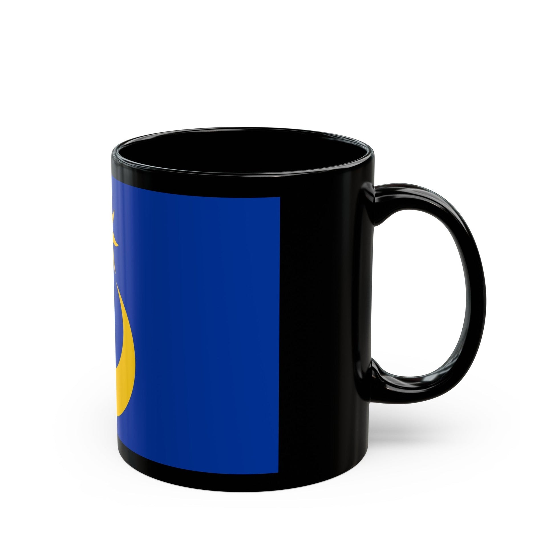 Flag of Portsmouth UK - Black Coffee Mug-The Sticker Space