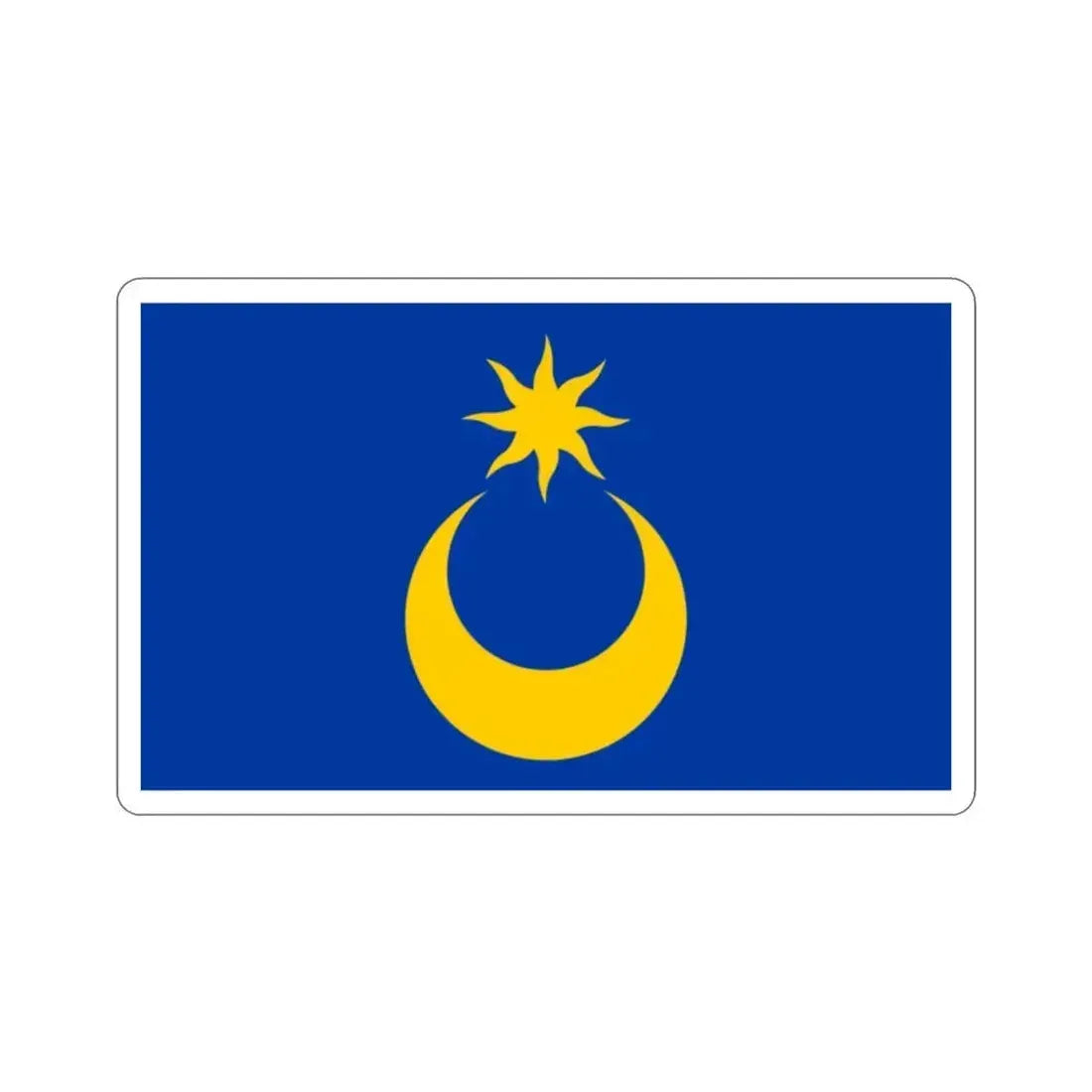 Flag of Portsmouth UK STICKER Vinyl Die-Cut Decal 2 Inch - The Sticker Space