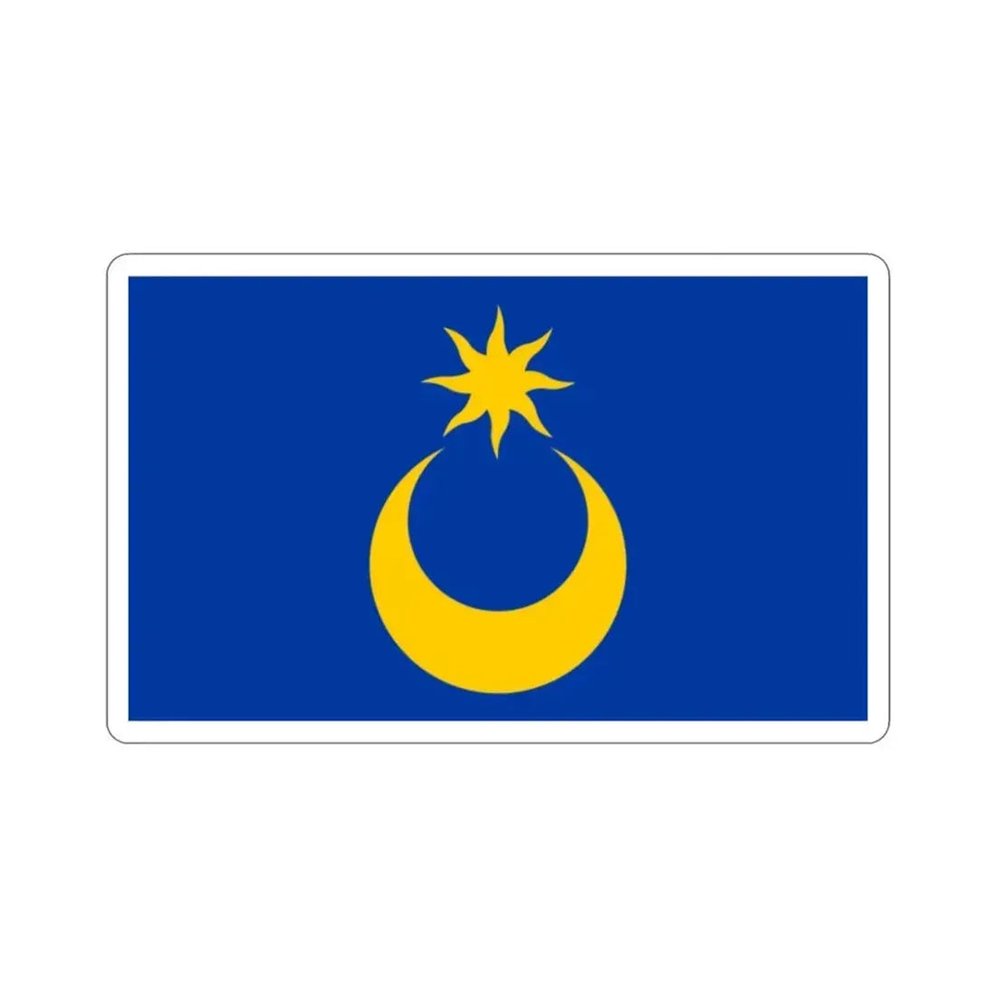 Flag of Portsmouth UK STICKER Vinyl Die-Cut Decal 2 Inch - The Sticker Space