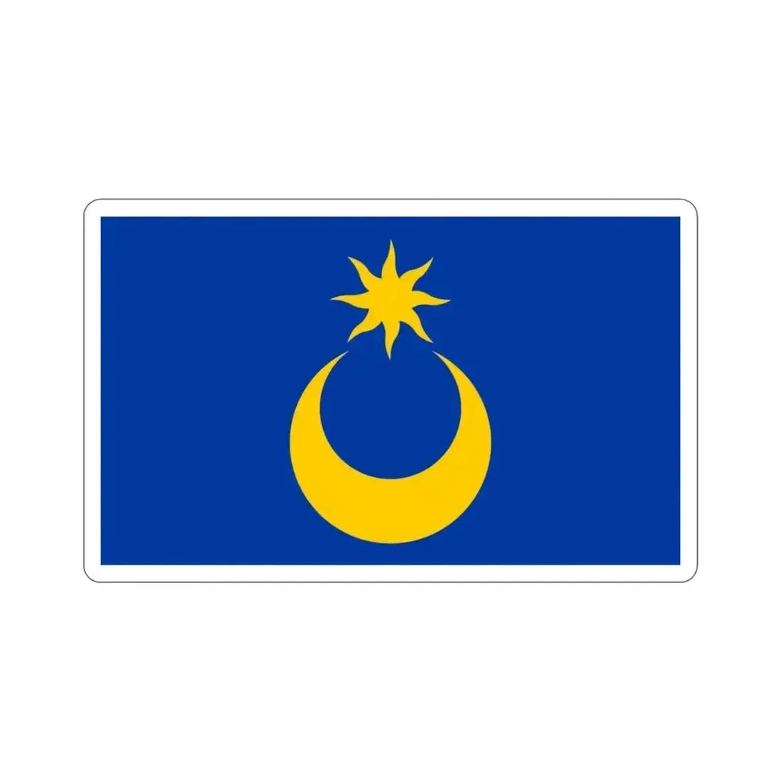 Flag of Portsmouth UK STICKER Vinyl Die-Cut Decal 3 Inch - The Sticker Space