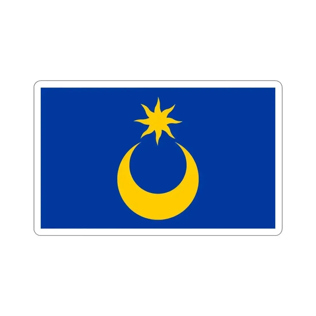 Flag of Portsmouth UK STICKER Vinyl Die-Cut Decal 4 Inch - The Sticker Space