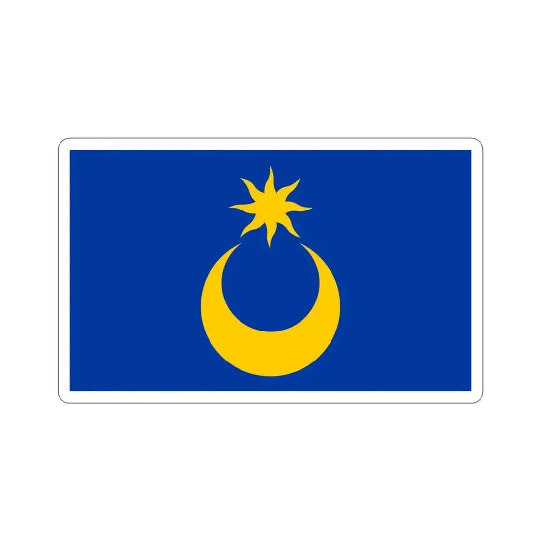Flag of Portsmouth UK STICKER Vinyl Die-Cut Decal 4 Inch - The Sticker Space