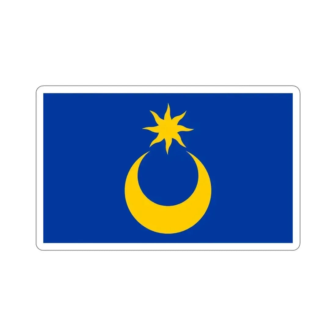 Flag of Portsmouth UK STICKER Vinyl Die-Cut Decal 5 Inch - The Sticker Space