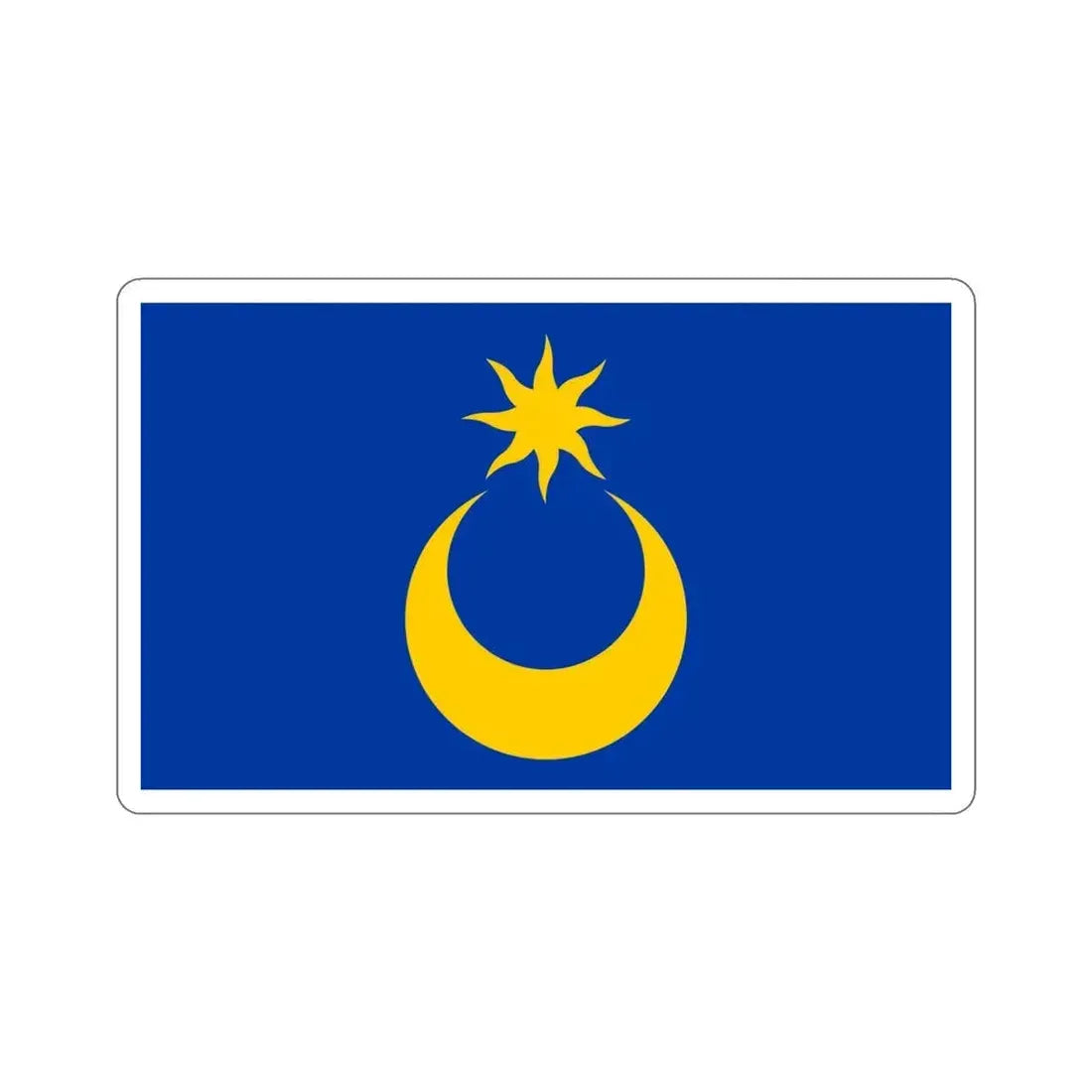 Flag of Portsmouth UK STICKER Vinyl Die-Cut Decal 5 Inch - The Sticker Space