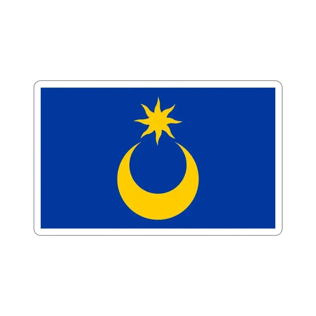 Flag of Portsmouth UK STICKER Vinyl Die-Cut Decal 6 Inch - The Sticker Space