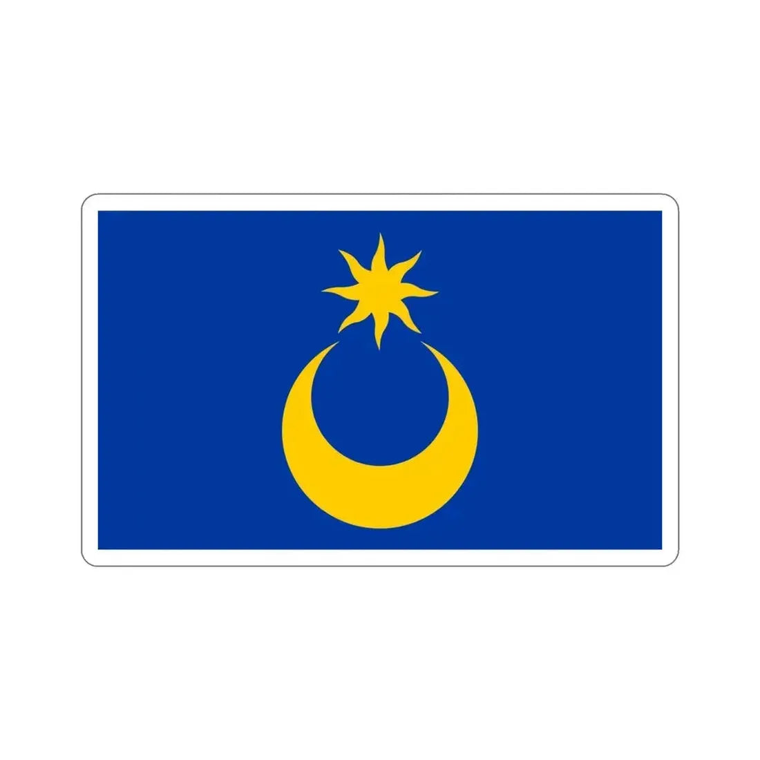Flag of Portsmouth UK STICKER Vinyl Die-Cut Decal 6 Inch - The Sticker Space