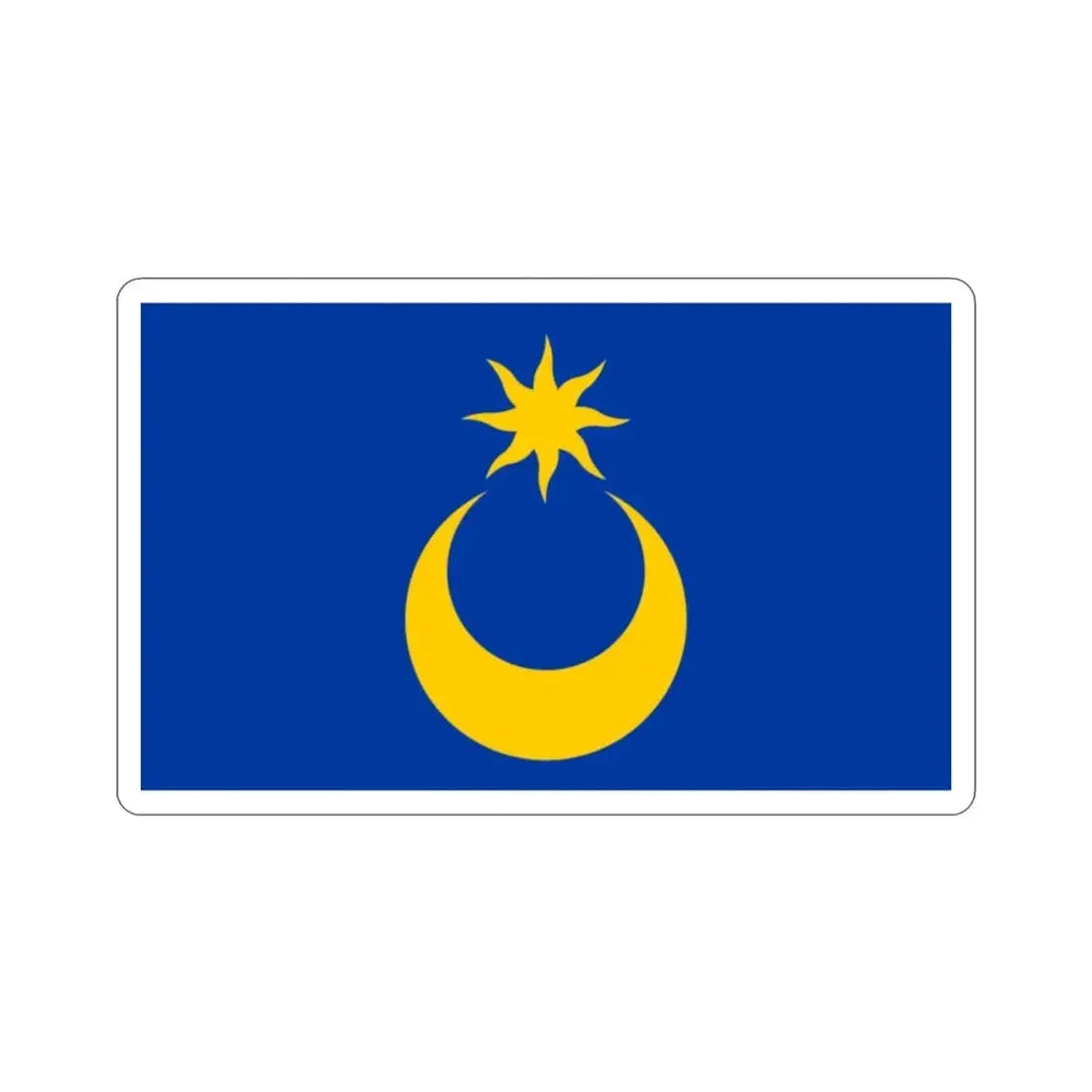 Flag of Portsmouth UK STICKER Vinyl Die-Cut Decal - The Sticker Space