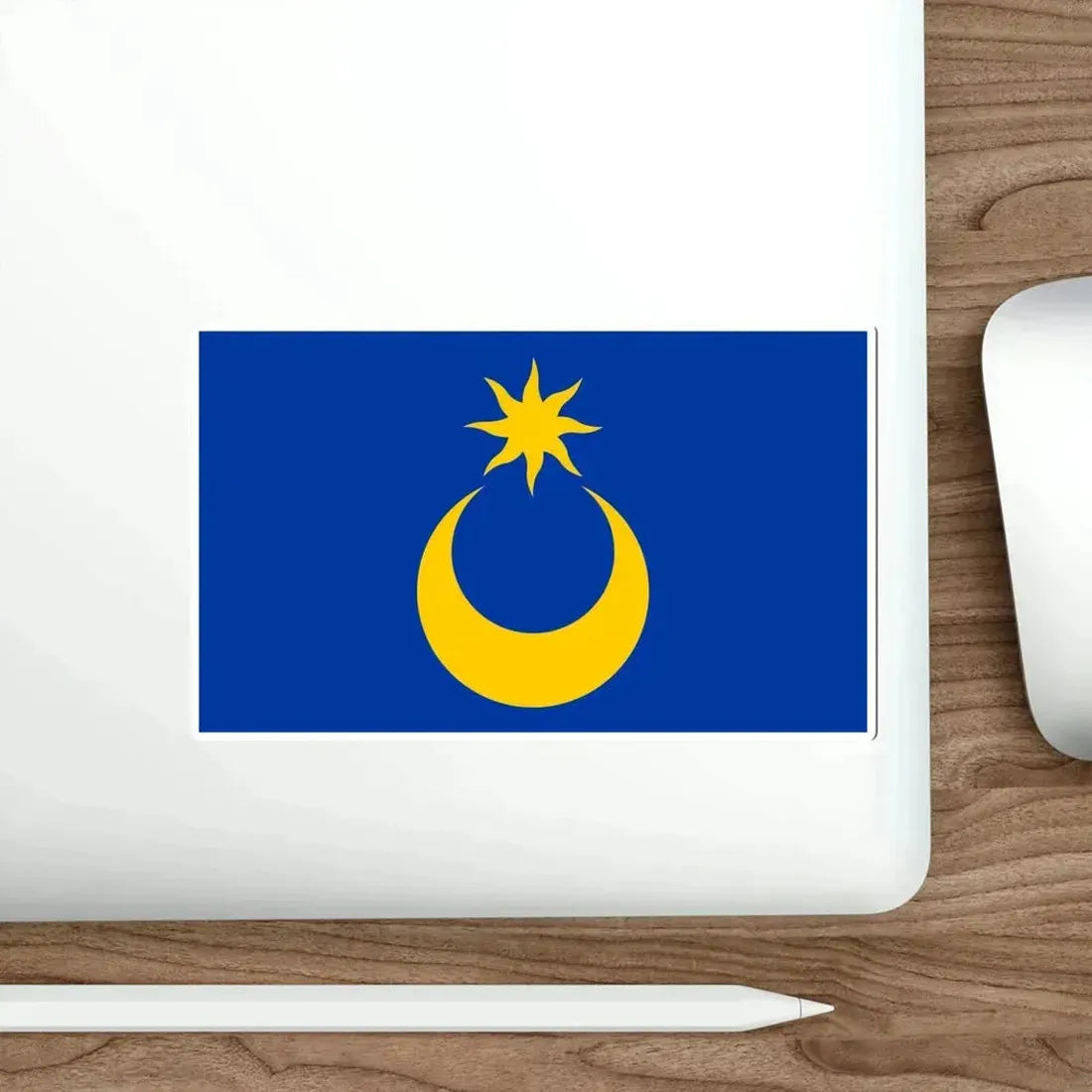 Flag of Portsmouth UK STICKER Vinyl Die-Cut Decal - The Sticker Space