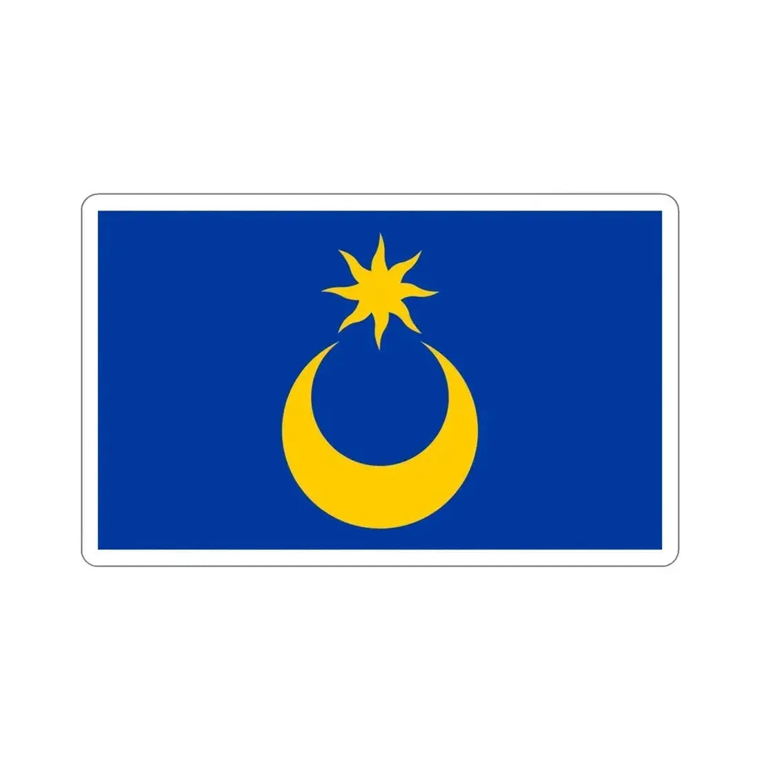 Flag of Portsmouth UK STICKER Vinyl Die-Cut Decal - The Sticker Space