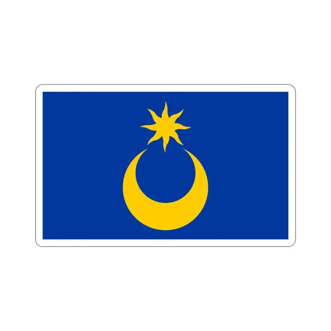 Flag of Portsmouth UK STICKER Vinyl Die-Cut Decal - The Sticker Space