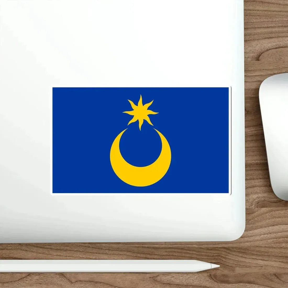 Flag of Portsmouth UK STICKER Vinyl Die-Cut Decal - The Sticker Space