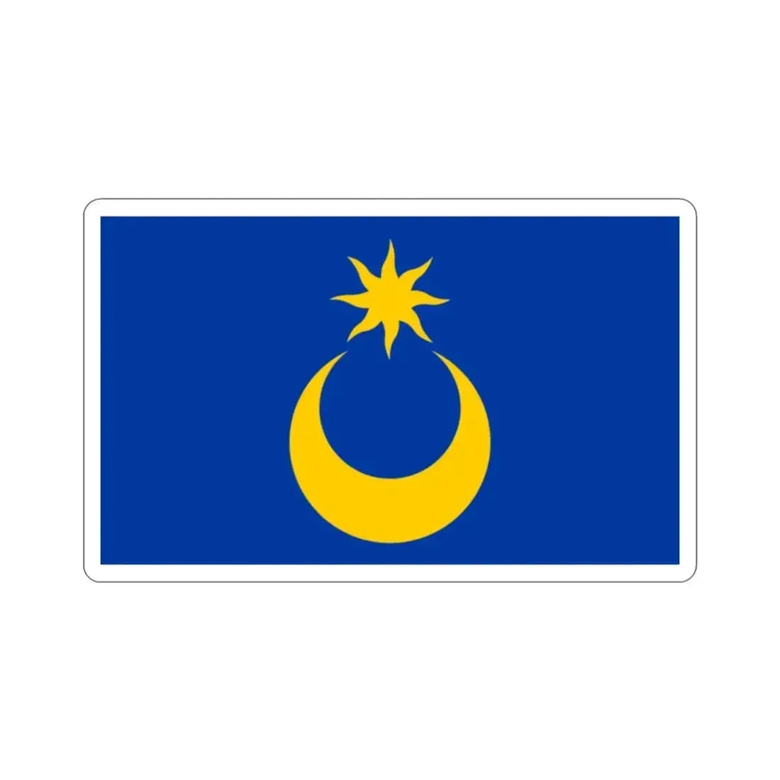 Flag of Portsmouth UK STICKER Vinyl Die-Cut Decal - The Sticker Space