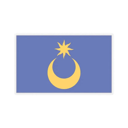 Flag of Portsmouth UK - STICKER Vinyl Kiss-Cut Decal 2 Inch Transparent - The Sticker Space