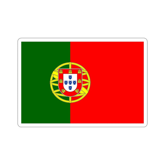 Flag of Portugal STICKER Vinyl Die-Cut Decal-6 Inch-The Sticker Space