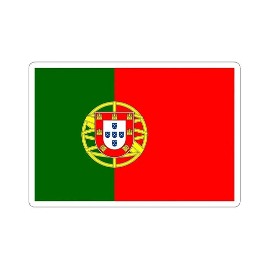 Flag of Portugal STICKER Vinyl Die-Cut Decal 6 Inch - The Sticker Space
