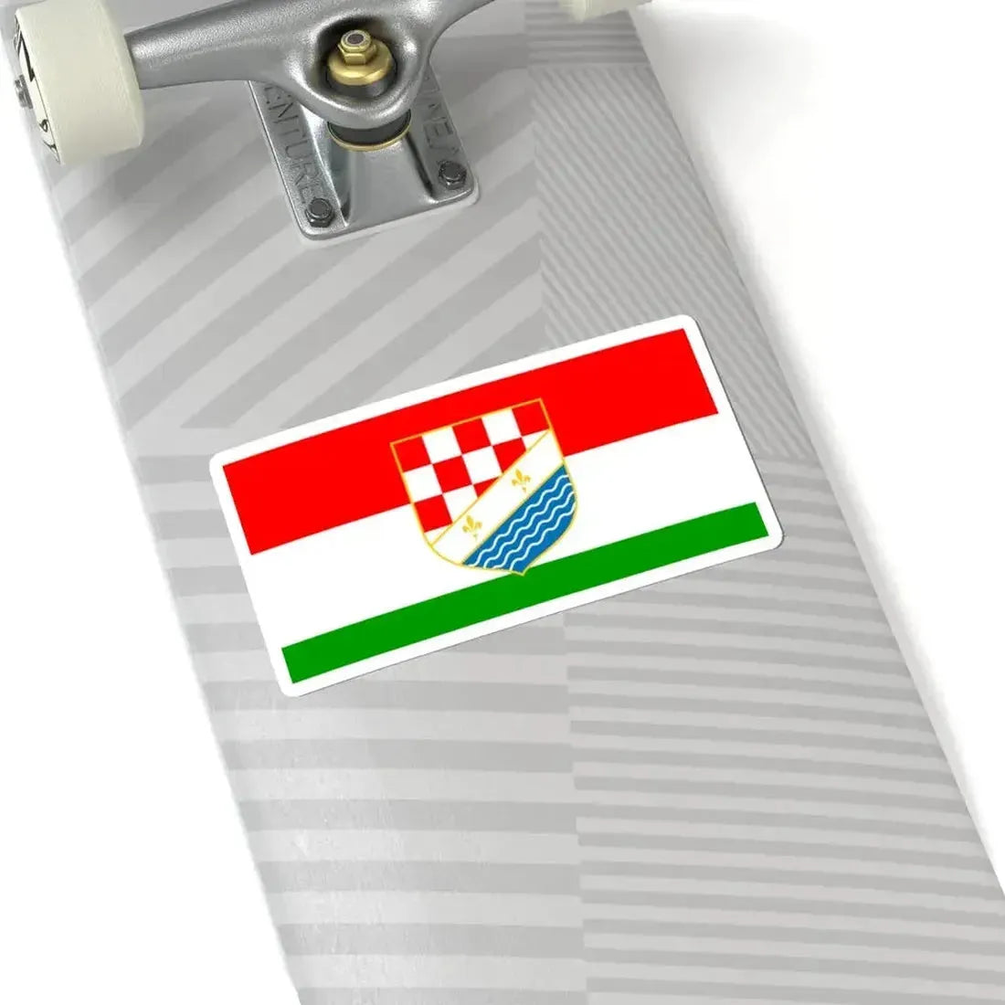 Flag of Posavina (Bosnia and Herzegovina) STICKER Vinyl Kiss-Cut Decal - The Sticker Space