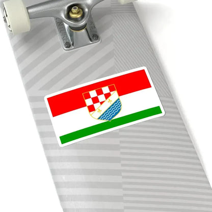 Flag of Posavina (Bosnia and Herzegovina) STICKER Vinyl Kiss-Cut Decal - The Sticker Space