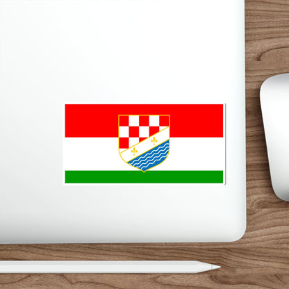 Flag of Posavina Canton Bosnia and Herzegovina STICKER Vinyl Die-Cut Decal-The Sticker Space