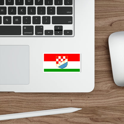 Flag of Posavina Canton Bosnia and Herzegovina STICKER Vinyl Die-Cut Decal-The Sticker Space