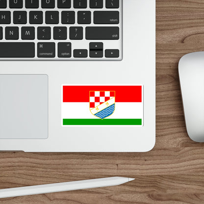 Flag of Posavina Canton Bosnia and Herzegovina STICKER Vinyl Die-Cut Decal-The Sticker Space