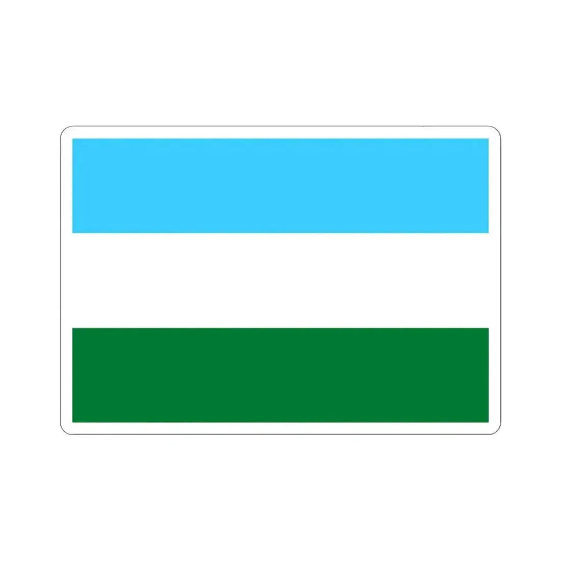 Flag of Postrervalle Bolivia (Bolivia) STICKER Vinyl Kiss-Cut Decal 4 Inch White - The Sticker Space