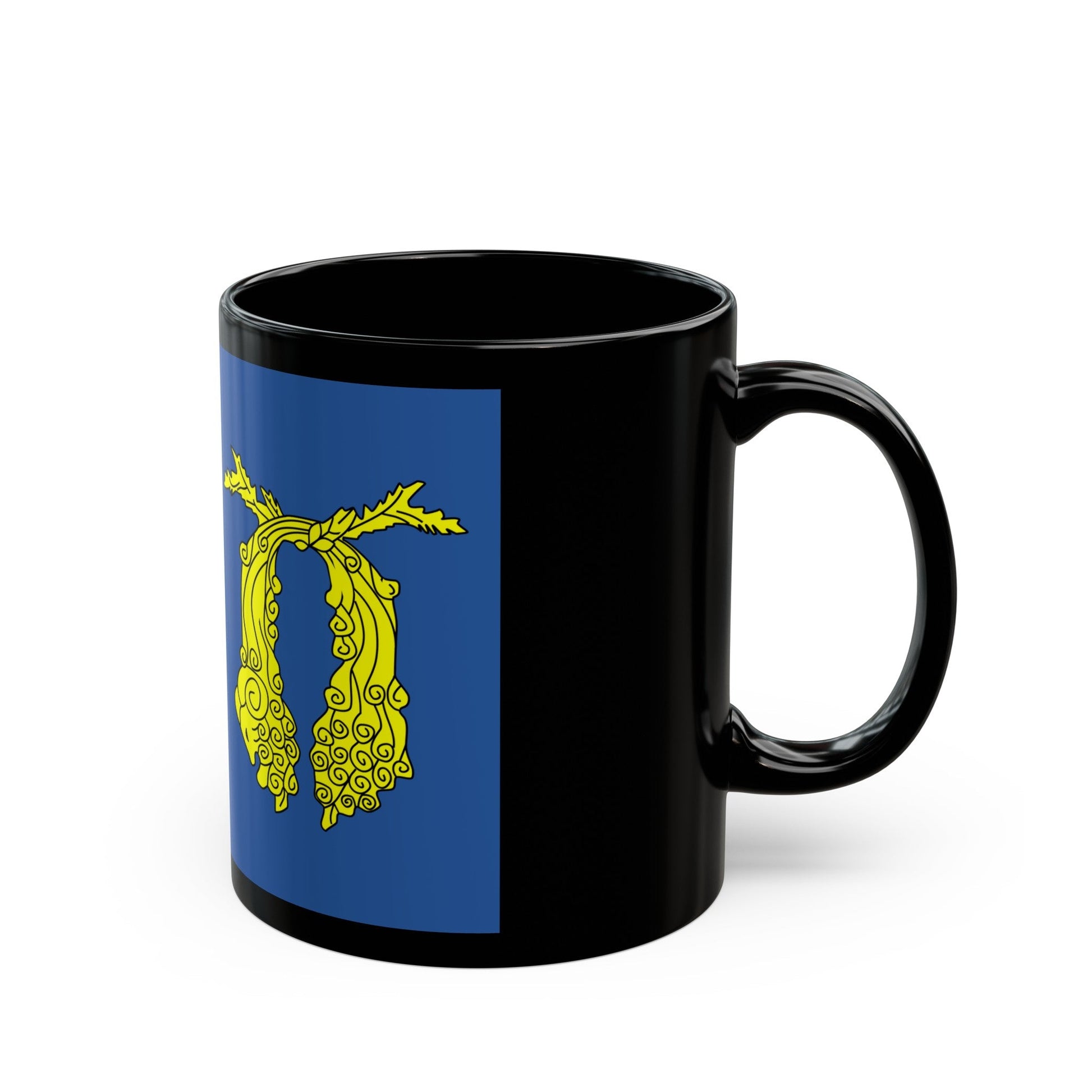 Flag of Poti Georgia - Black Coffee Mug-The Sticker Space