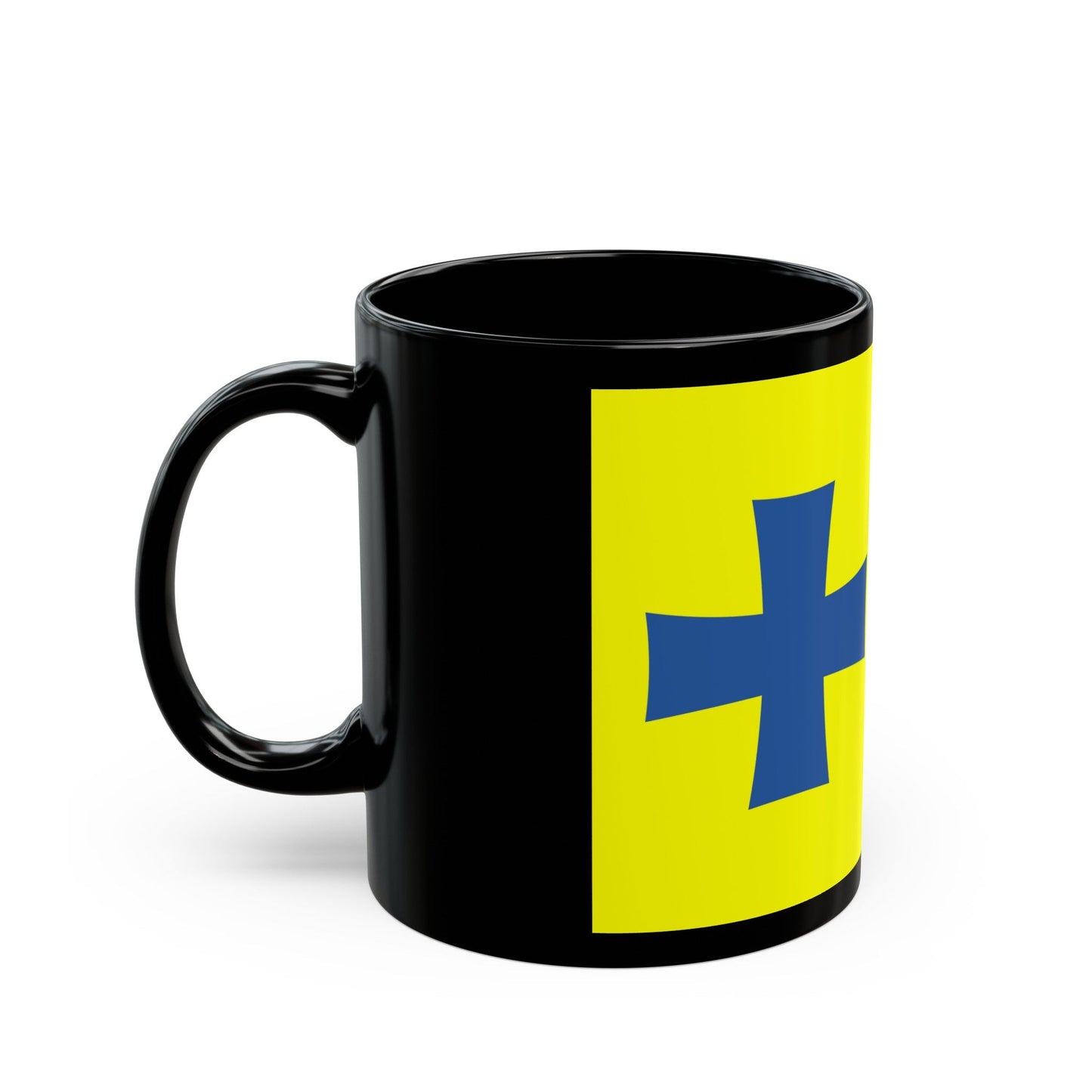 Flag of Poti Georgia - Black Coffee Mug-The Sticker Space