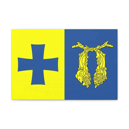 Flag of Poti Georgia - Canvas Wall Art 18″ x 12″ 1.25" - The Sticker Space