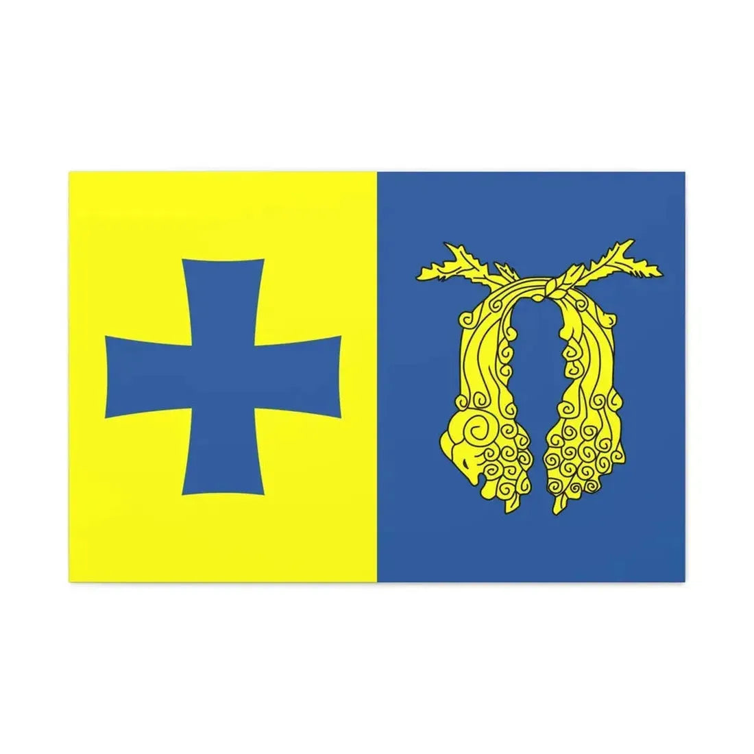 Flag of Poti Georgia - Canvas Wall Art 36" x 24" 1.25" - The Sticker Space