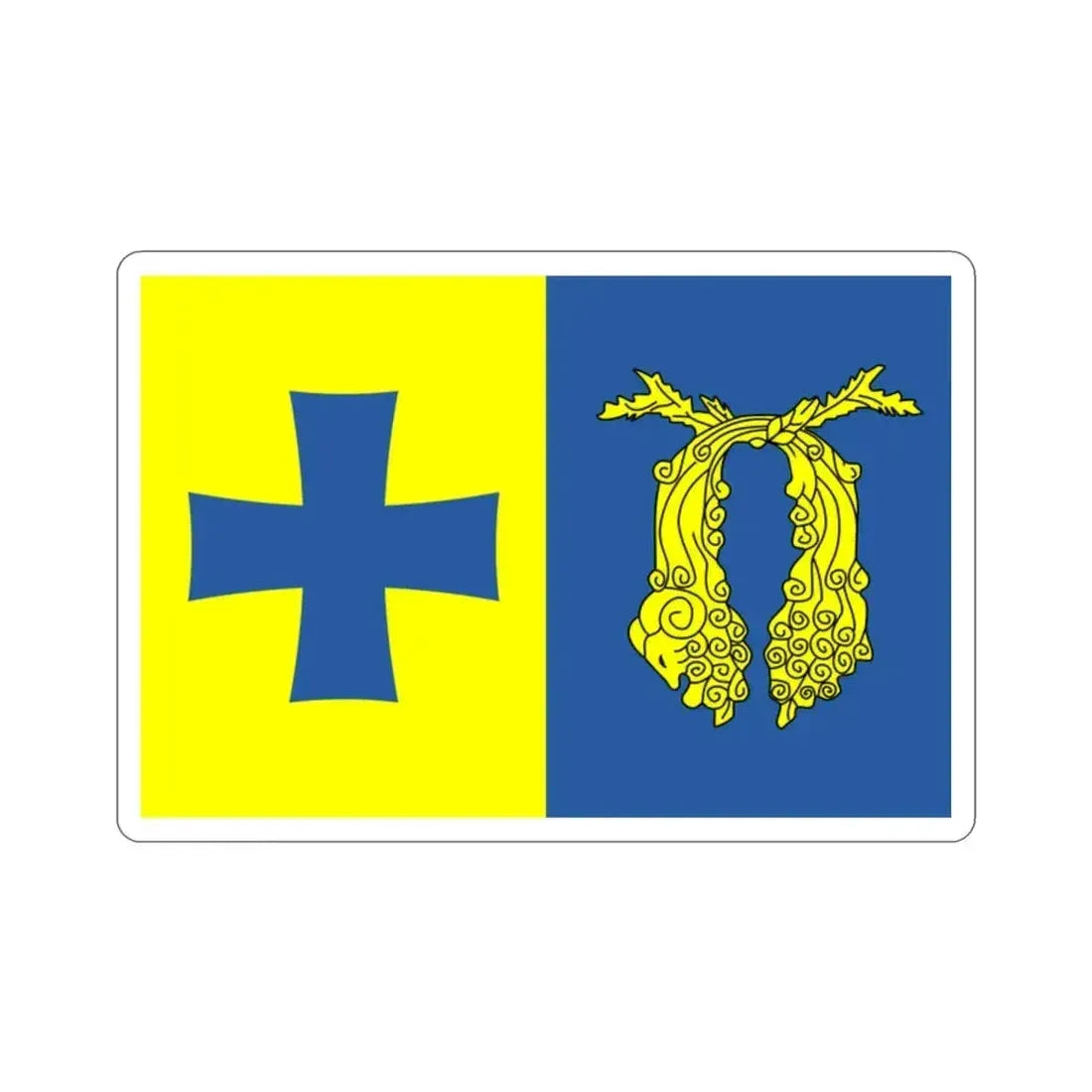 Flag of Poti Georgia STICKER Vinyl Die-Cut Decal 2 Inch - The Sticker Space