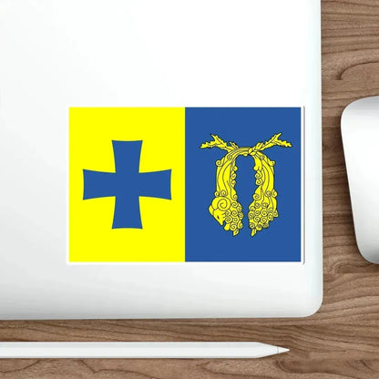 Flag of Poti Georgia STICKER Vinyl Die-Cut Decal - The Sticker Space