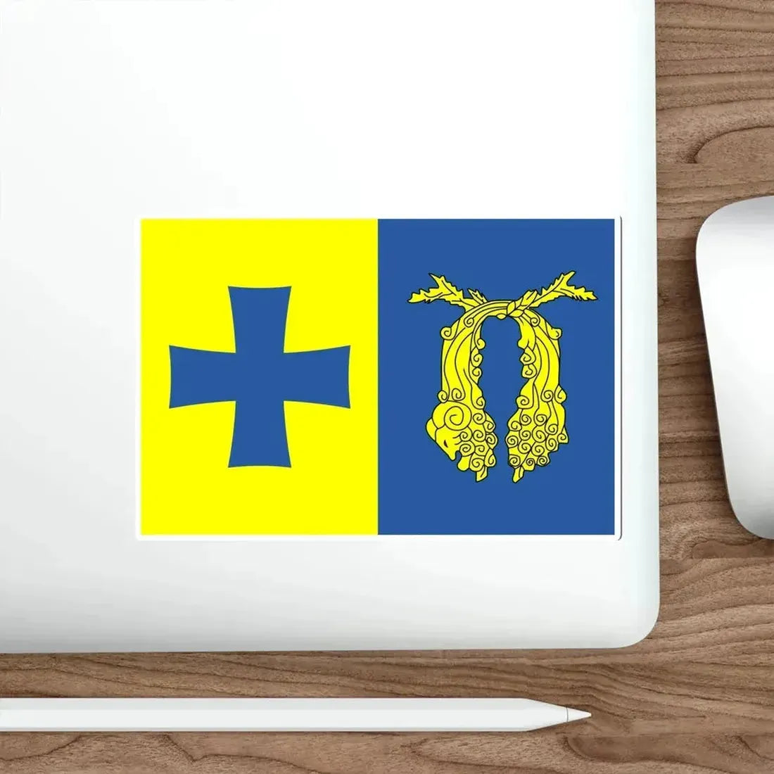 Flag of Poti Georgia STICKER Vinyl Die-Cut Decal - The Sticker Space