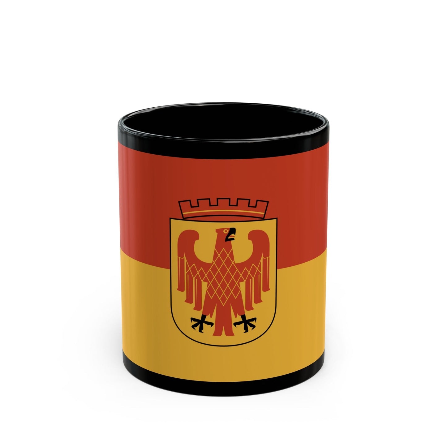 Flag of Potsdam Germany - Black Coffee Mug-11oz-The Sticker Space